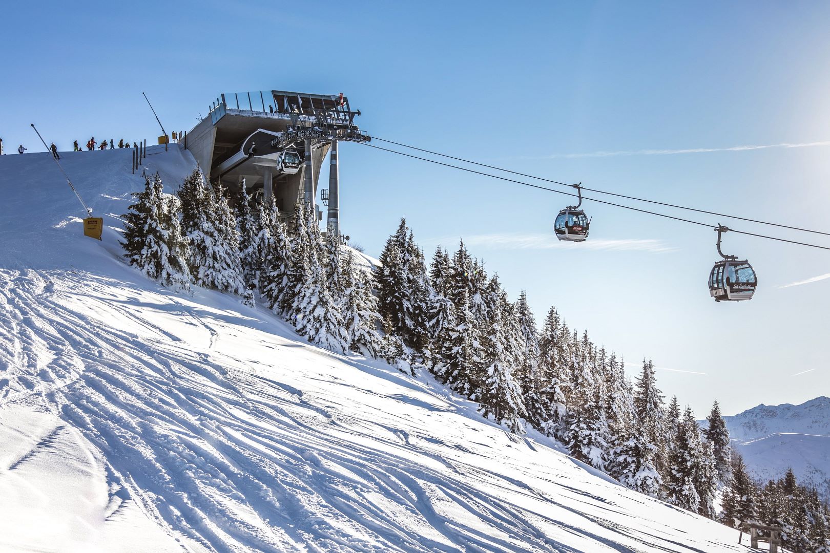 Skigebied Westendorf.